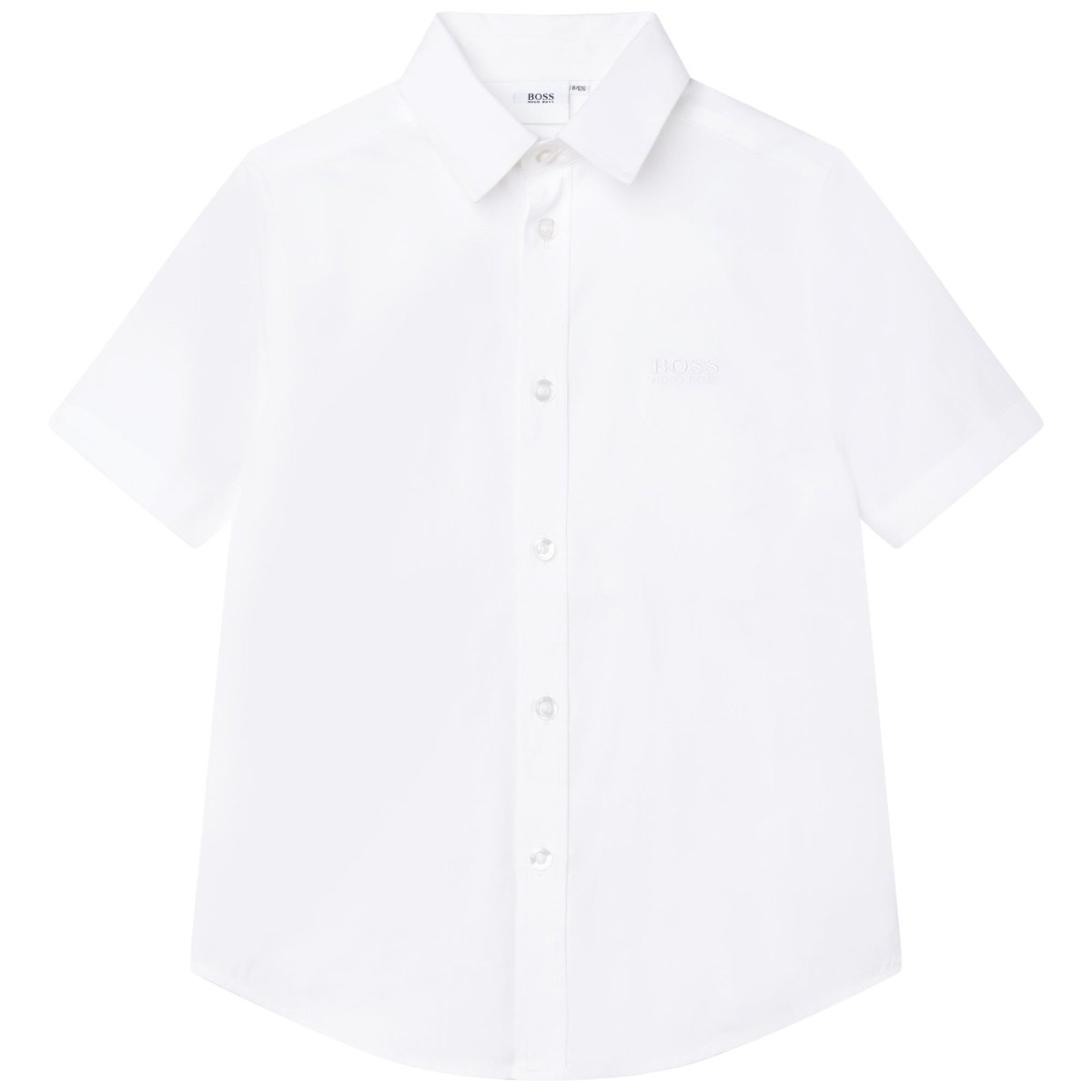 Hugo Boss Boys S/S Dress Shirt_ White J25N63 - 10B - NorthBoys