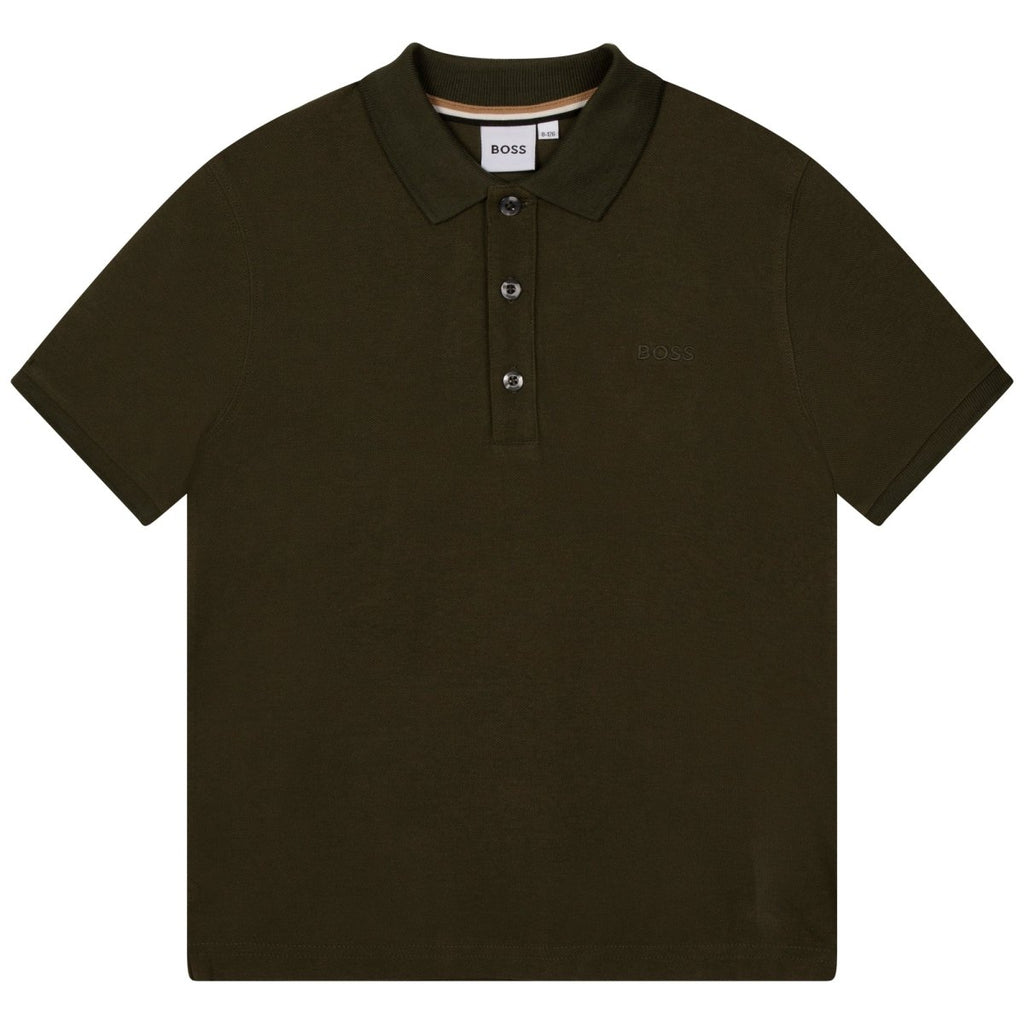 Hugo Boss Boys S/S Polo _Forest Green J25M26 - 665 - NorthBoys