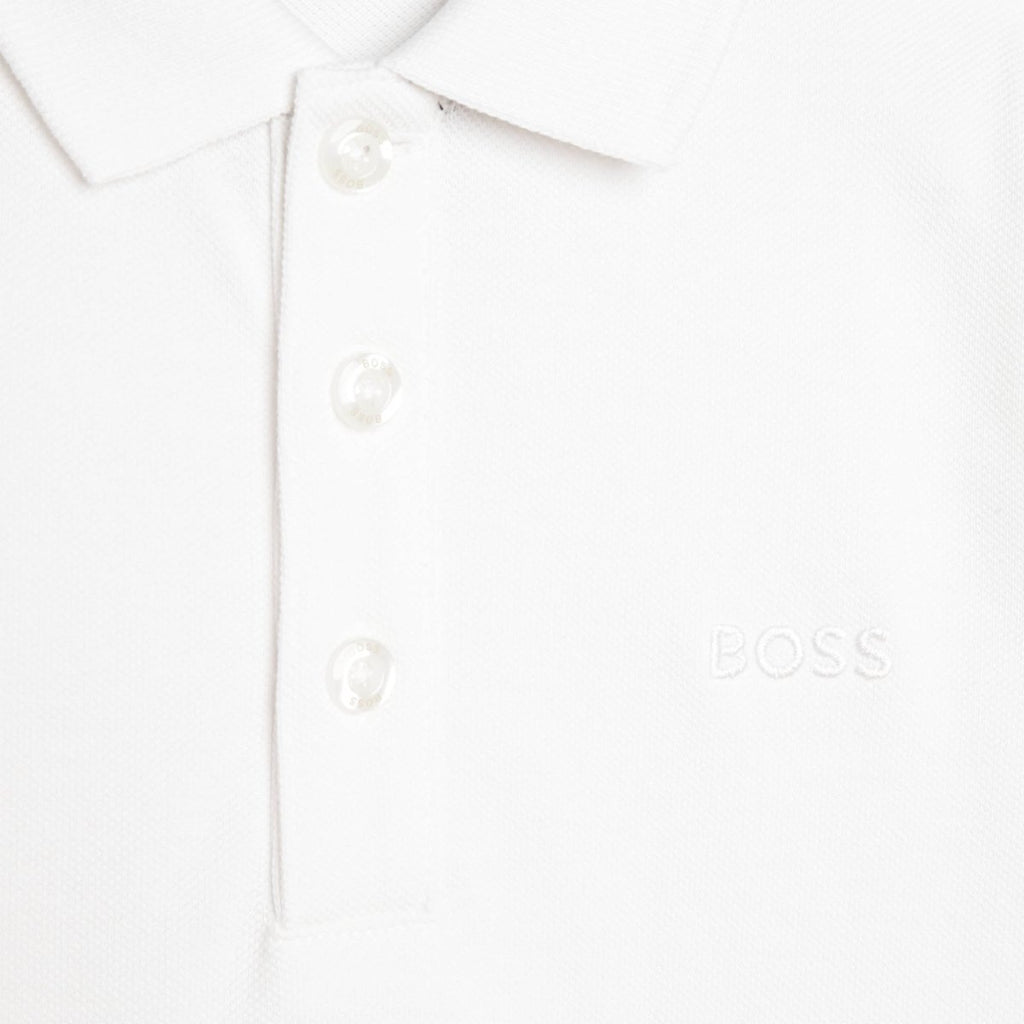 Hugo Boss Boys S/S Polo _White J25M26 - 10B - NorthBoys