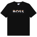 Hugo Boss Boys S/S Shirt w/Logo _Black J25M25 - 09B - NorthBoys
