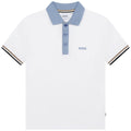 Hugo Boss Boys Short Sleeve Polo _White J25O29 - 10P - NorthBoys
