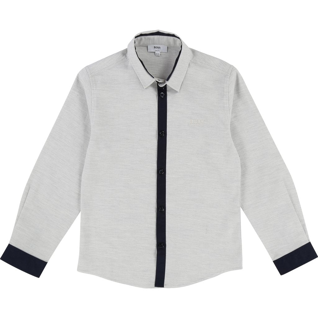 Hugo Boss Boys Slim Dress Shirt 181 J25C11 - NorthBoys