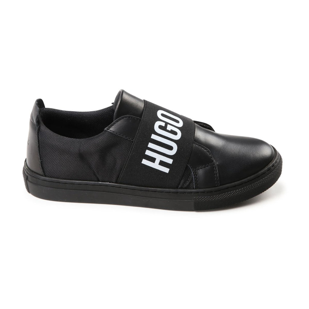 Hugo Boss Boys Sneakers with Black or White Logo J29177 - NorthBoys