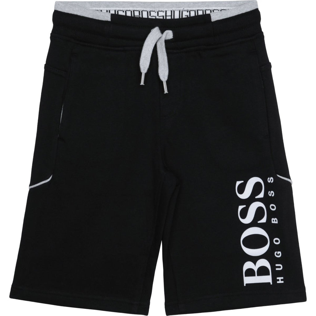 Hugo Boss Boys Sweat Shorts - Black - NorthBoys