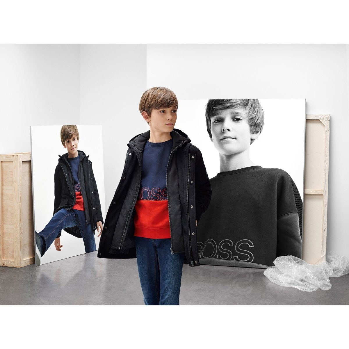 Hugo Boss Boys Sweatshirt 192 J25E16 - NorthBoys