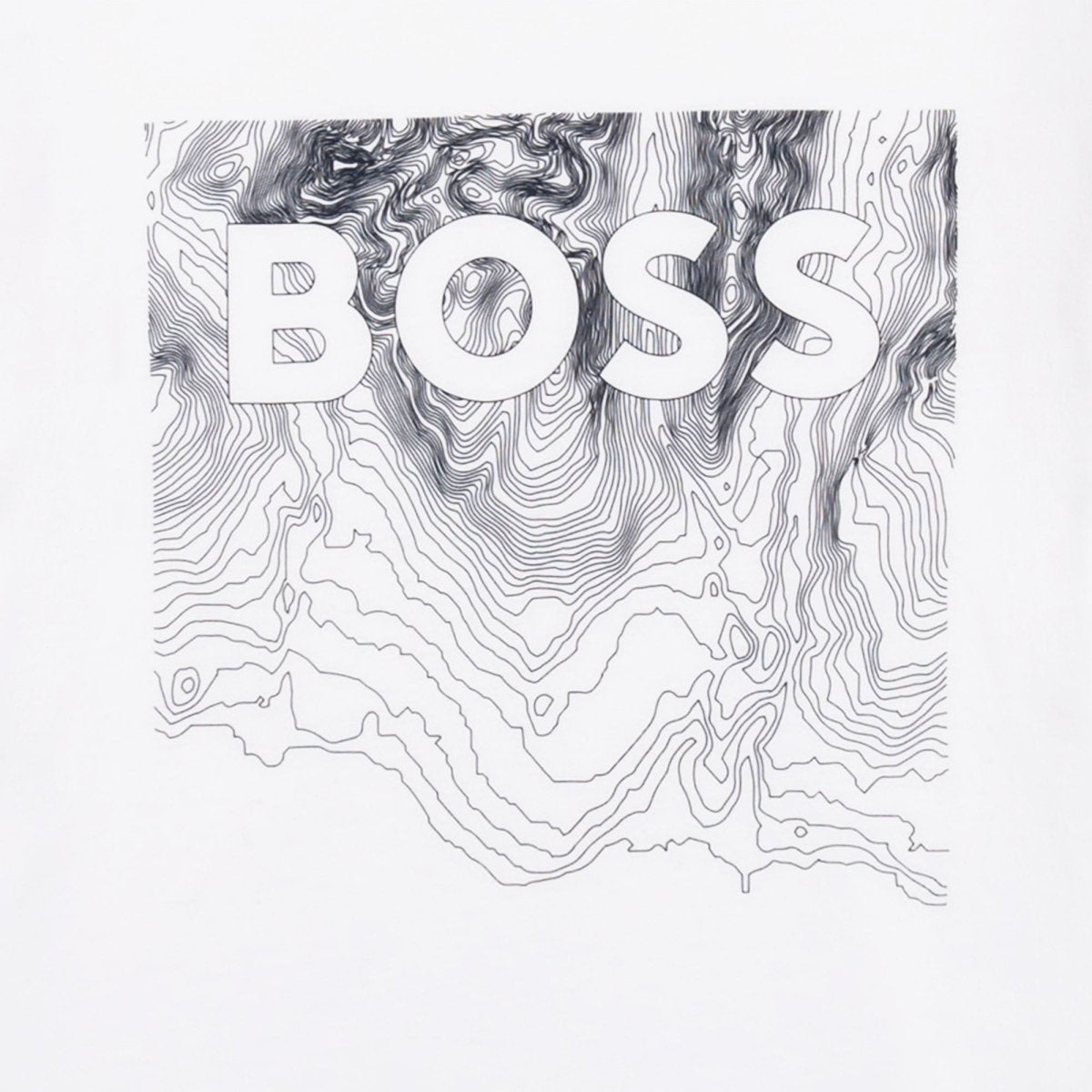 Hugo Boss Boys T-Shirt w/Graphic_ White J25N35 - 10B - NorthBoys