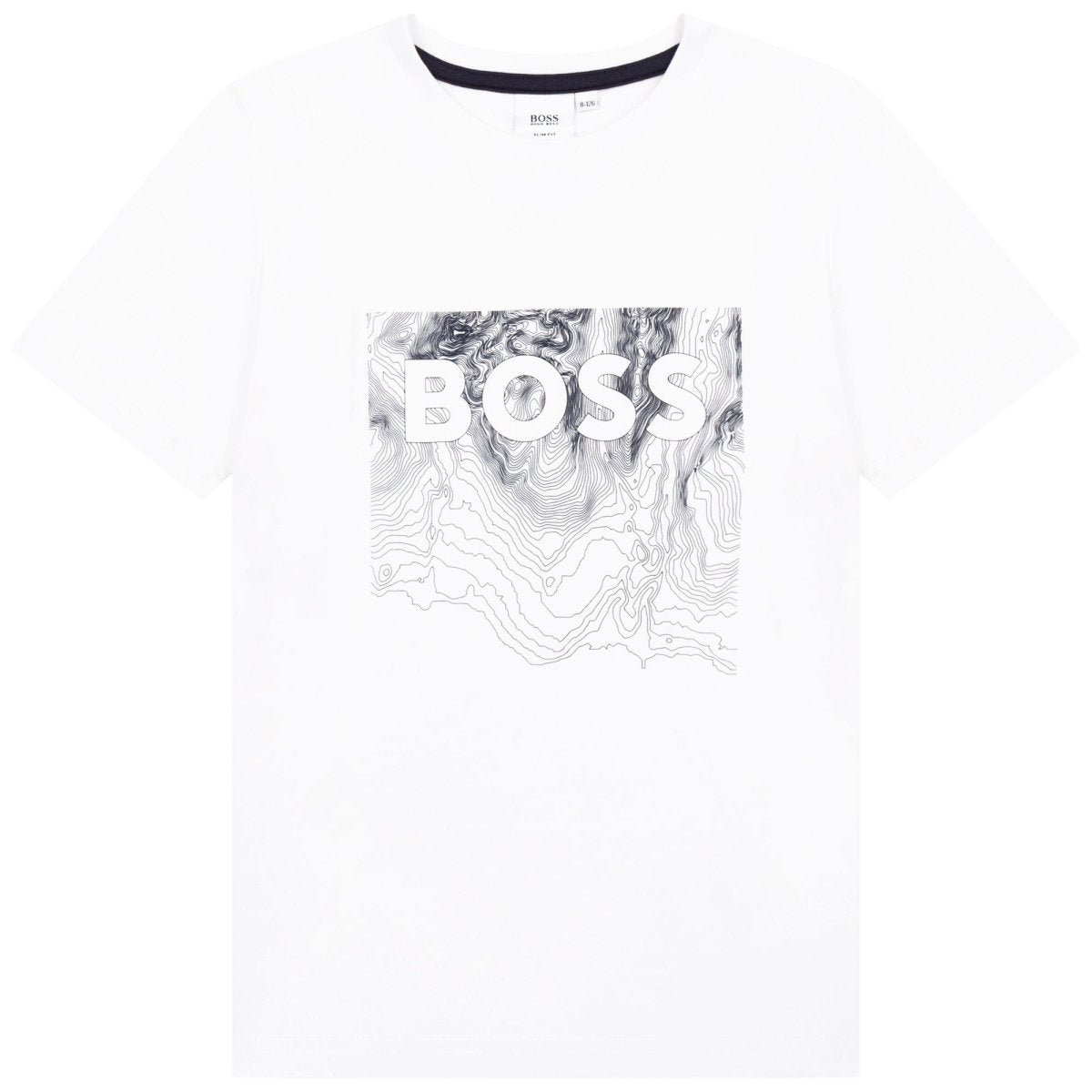 Hugo Boss Boys T-Shirt w/Graphic_ White J25N35 - 10B - NorthBoys