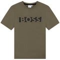Hugo Boss Boys T-Shirt w/Logo_ Green J25N32 - 724 - NorthBoys