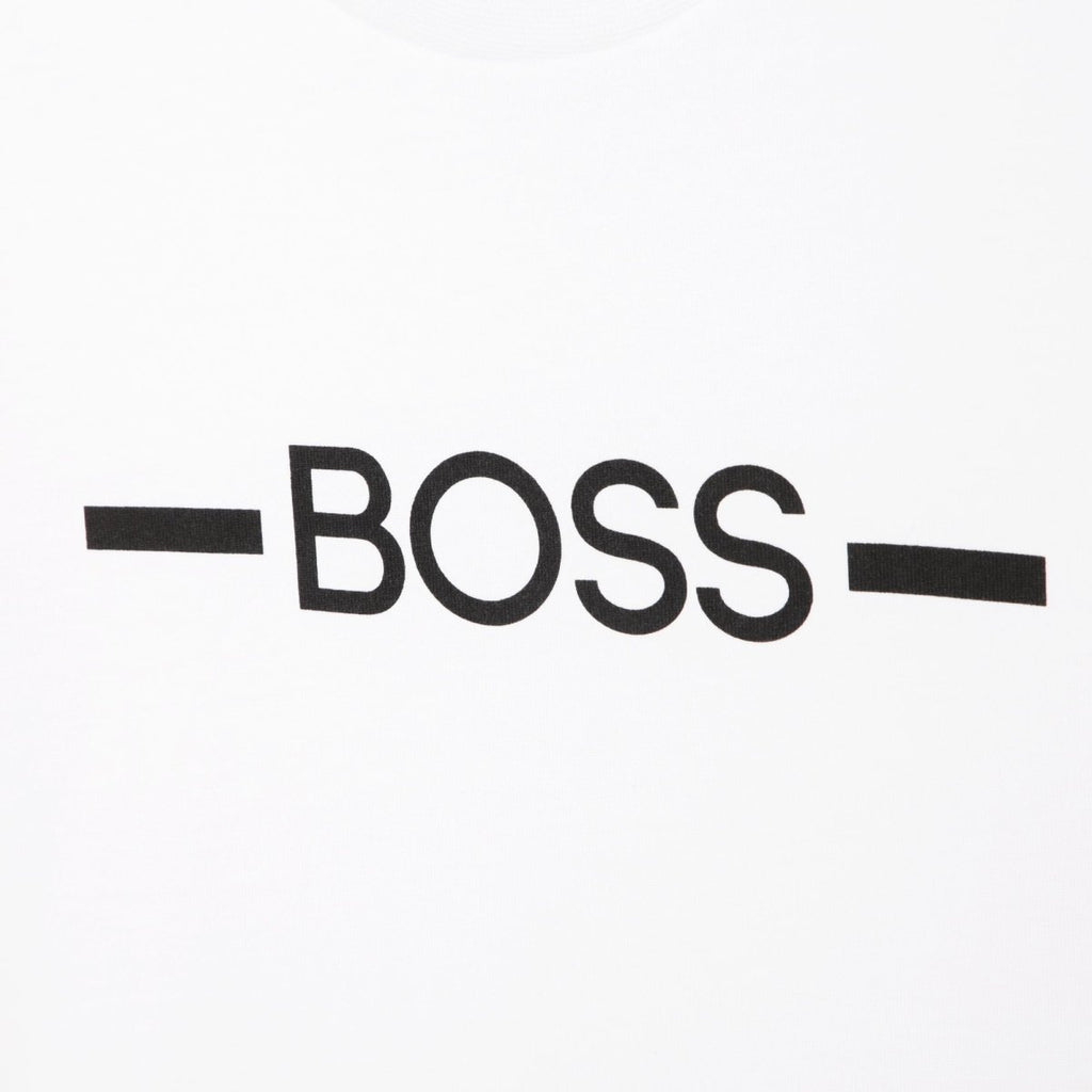 Hugo Boss Boys T-Shirt w/Logo_ White J25N29 - 10B - NorthBoys