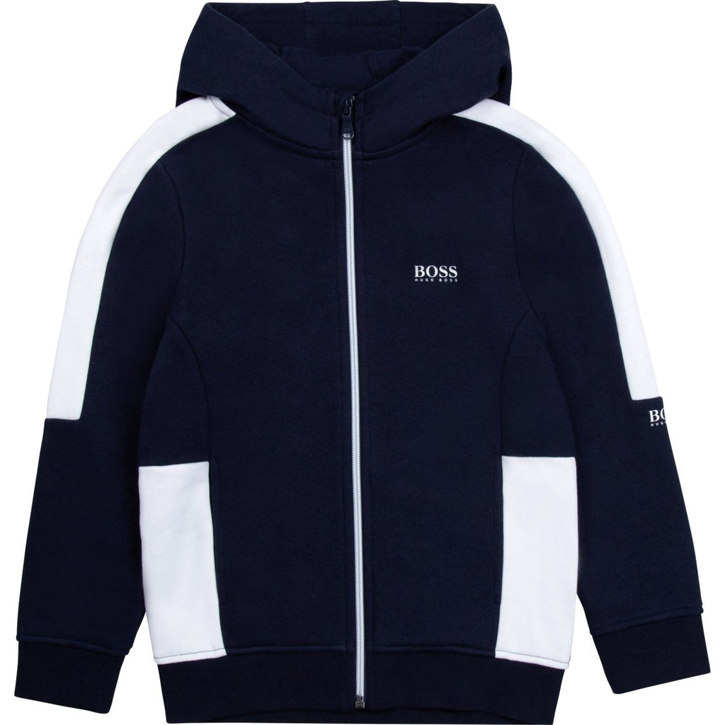 Hugo Boss Boys Zip Hooded Track Cardigan with Logo J25N09 - NorthBoys