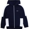 Hugo Boss Boys Zip Hooded Track Cardigan with Logo J25N09 - NorthBoys