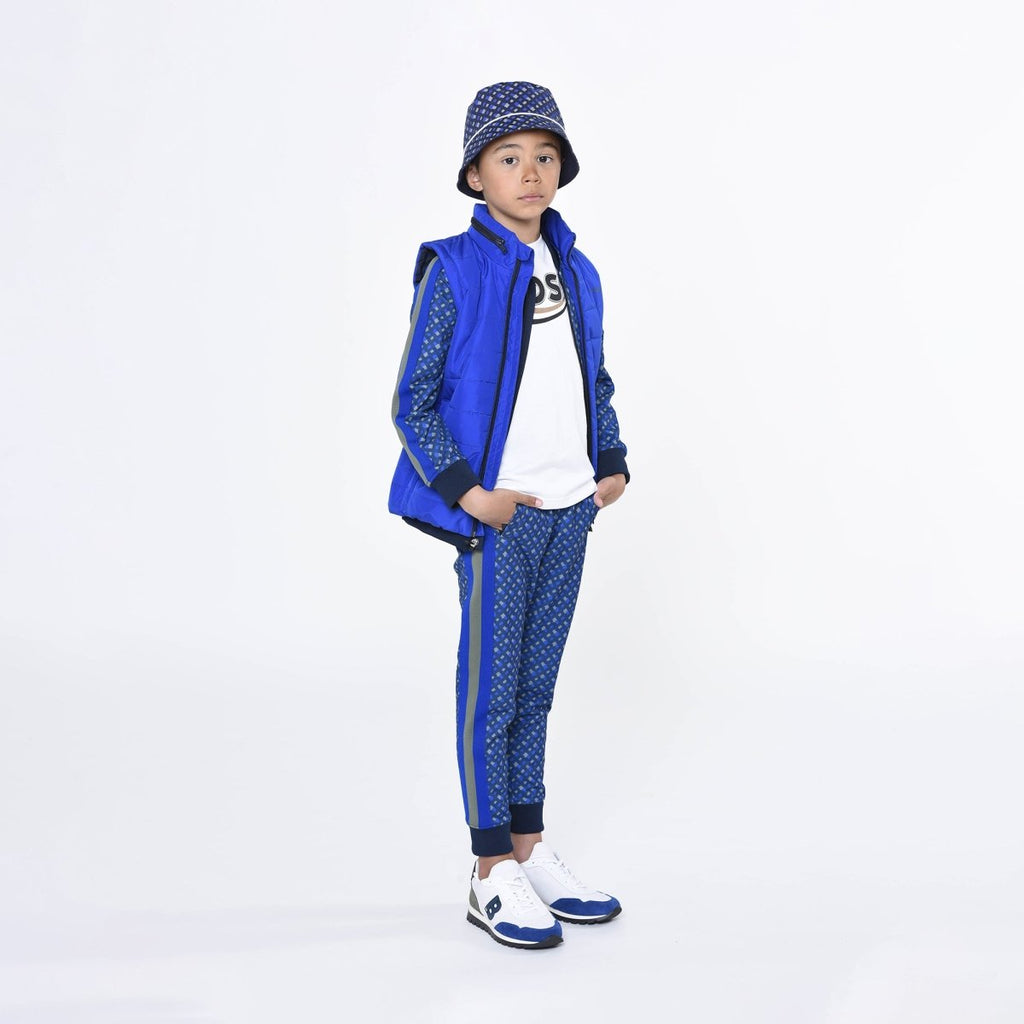 Hugo Boss Boys Zip - Up Sweatshirt _Navy J25O58 - 849 - NorthBoys