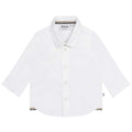 Hugo Boss Toddler Dress Long Sleeve Shirt_White J05983 - 10P - NorthBoys