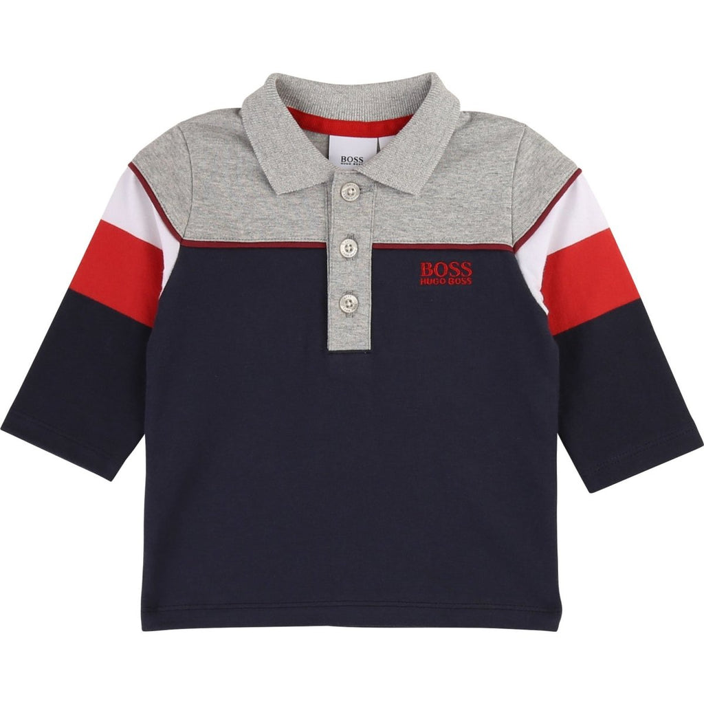 Hugo Boss Toddler Long Sleeve Polo 192 J05746 - NorthBoys