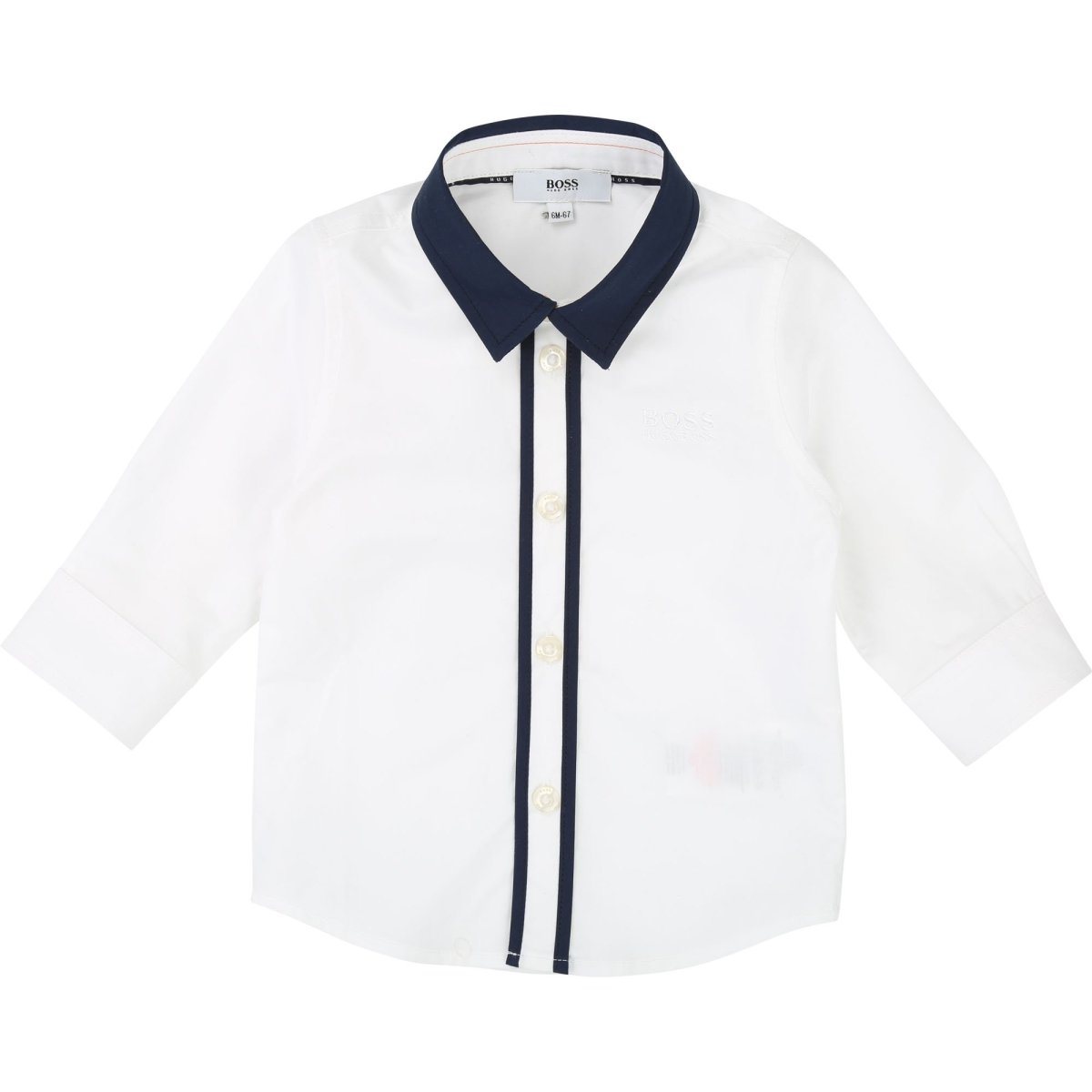 Hugo Boss Toddler Long Sleeve White Dress Shirt J05689 - NorthBoys