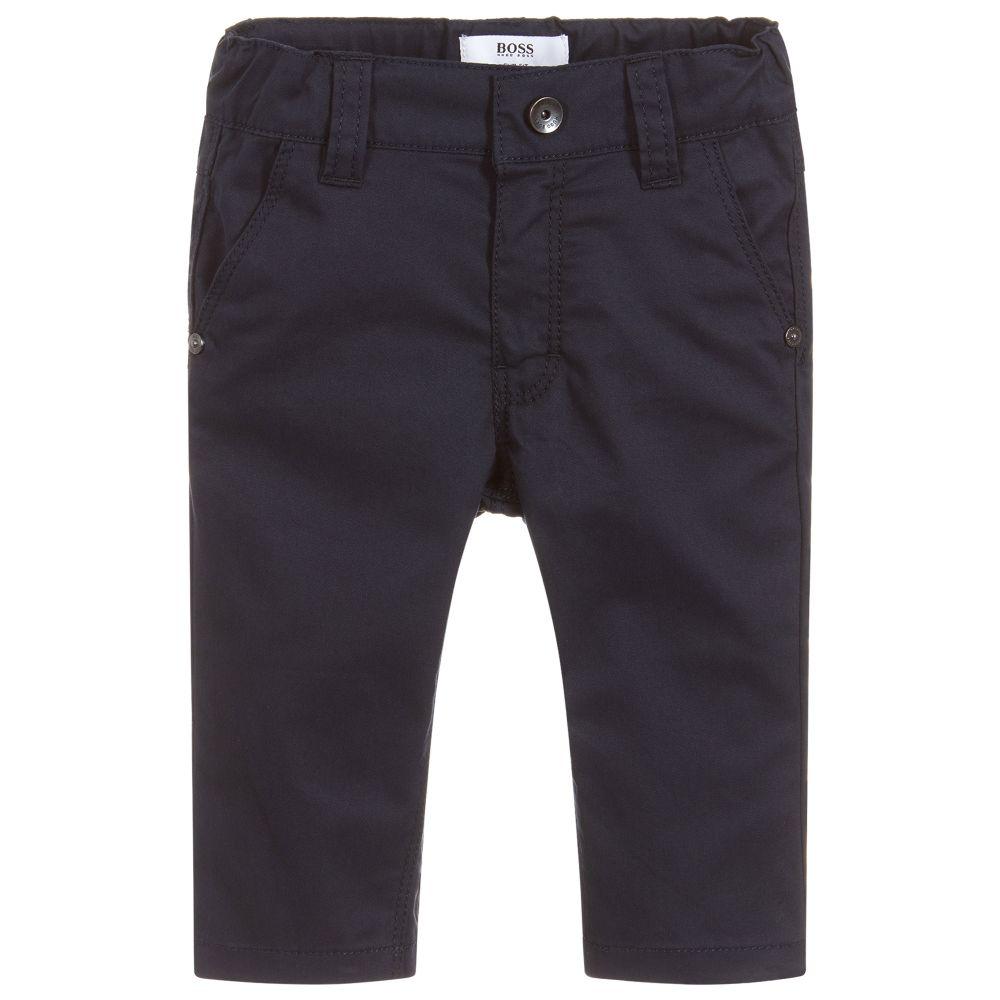 Hugo Boss Toddler Navy Cotton Pant J04328 - NorthBoys