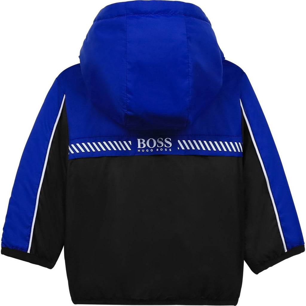 Hugo Boss Toddler Windbreaker Jacket with Logo on Back J06232 - NorthBoys