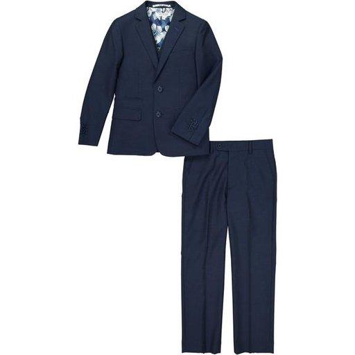 Isaac Mizrahi Boys 3 Piece Slim Blue Suit ST2310-NorthBoys