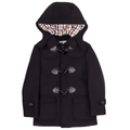 Isaac Mizrahi Boys Black Wool Toggle Coat_ CT004 - NorthBoys