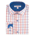 Isaac Mizrahi Boys Grid Dress Shirt - NorthBoys