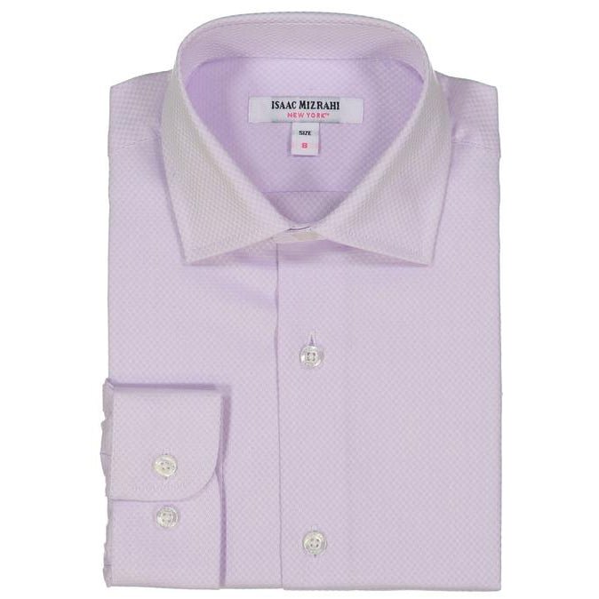 Isaac Mizrahi Boys Lilac Dress Shirt - NorthBoys