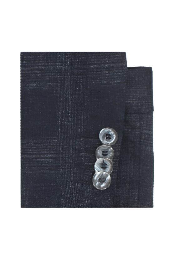 Isaac Mizrahi Boys Slim 2 Piece Charcoal Plaid Suit-NorthBoys