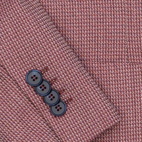 Isaac Mizrahi Boys Slim Fit Maroon Tweed Blazer BL8278 - NorthBoys