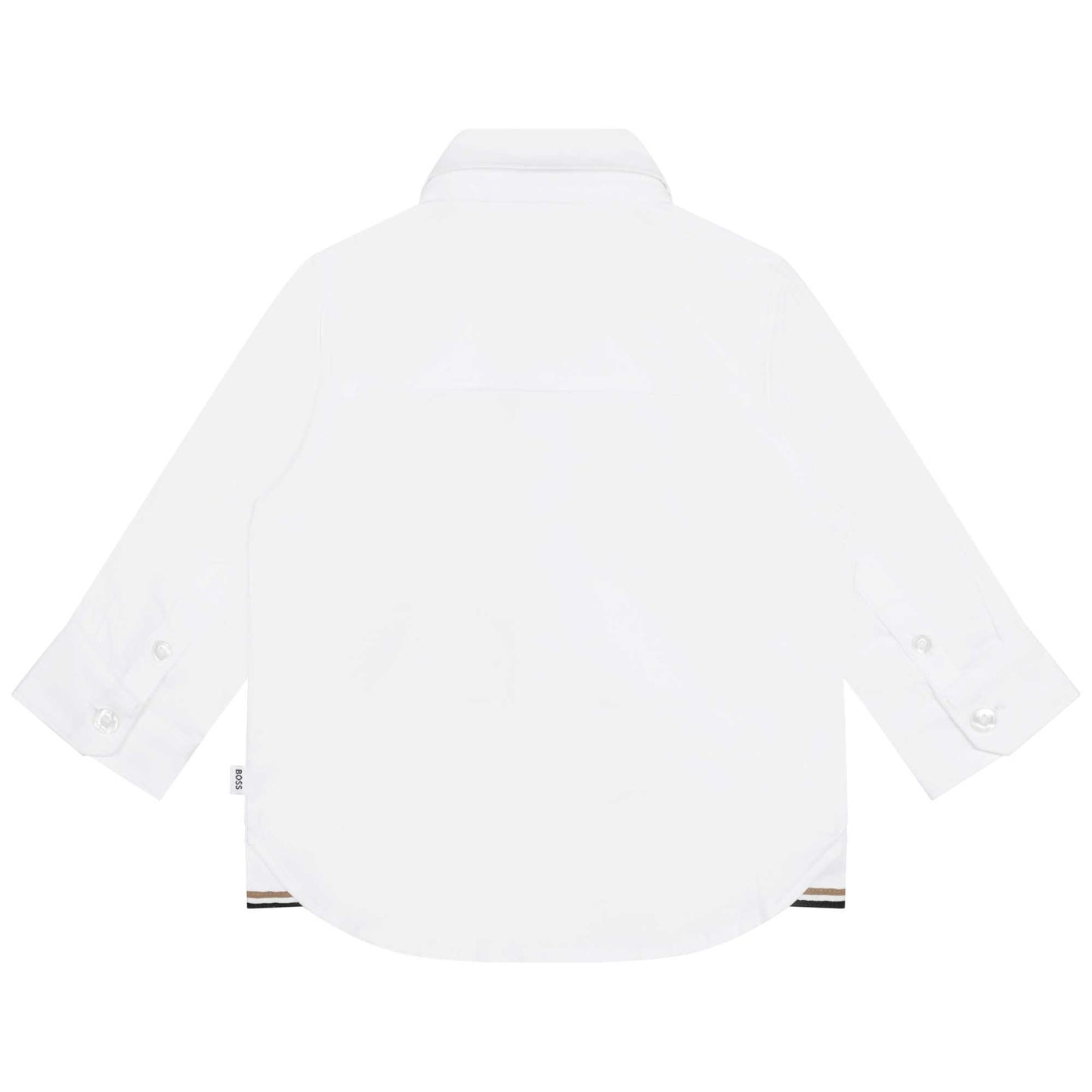 Hugo Boss Toddler Dress Long Sleeve Shirt_White J05983-10P