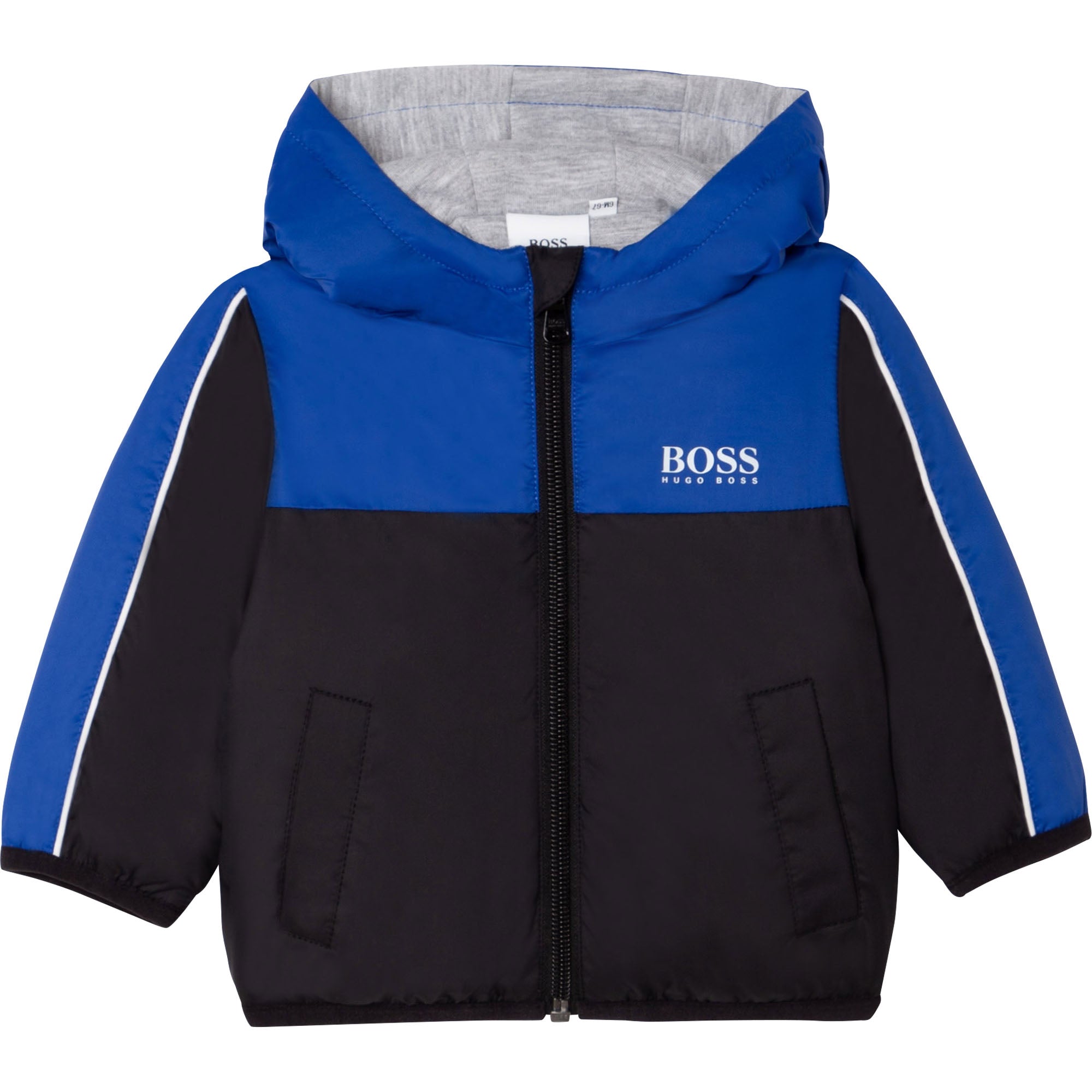 Hugo Boss Toddler Windbreaker Jacket with Logo on Back J06232 12 months Black