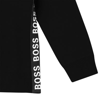 Hugo Boss Boys Sweatshirt Branded Braids On Sides J25L89