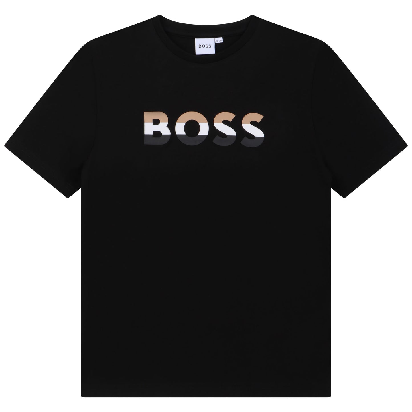 Hugo Boss Boys S/S Shirt w/Logo _Black J25M25-09B