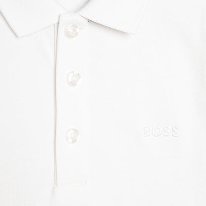 Hugo Boss Boys S/S Polo _White J25M26-10B