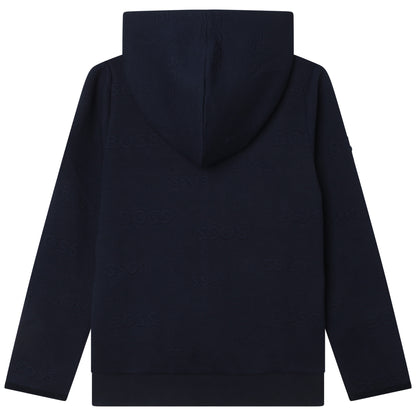 Hugo Boss Boys Zip-Up Hoodie _Navy J25M76-849