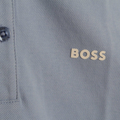 Hugo Boss Boys Basic Short Sleeve Polo _Pale Blue J25O25-77A