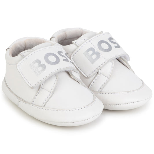 Hugo Boss Baby Leather Shoes_ White J99109-10B