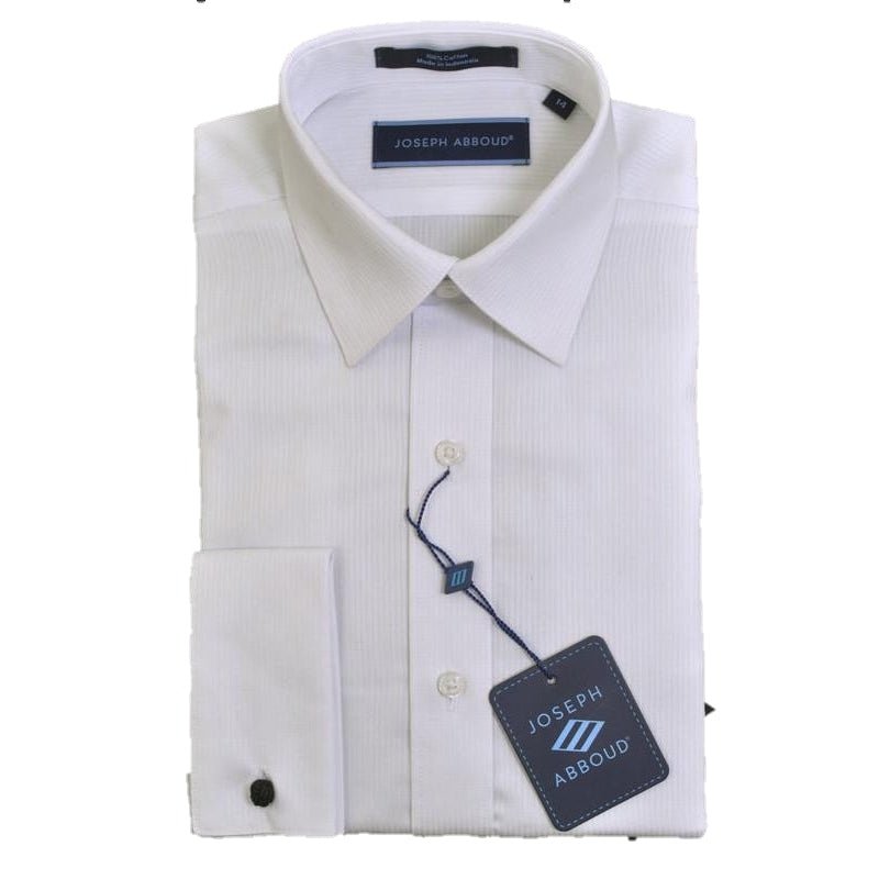 Joseph Abboud Boys White French Cuff Shirt - NorthBoys