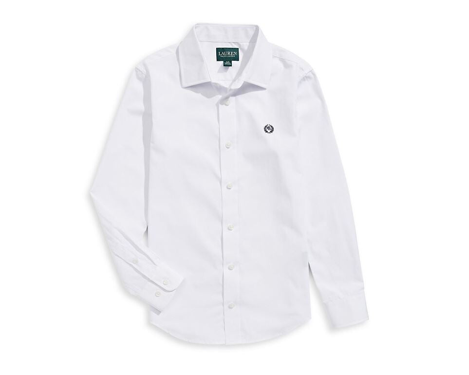 Lauren Ralph Lauren Plain White Dress Shirt SWA0023 - NorthBoys