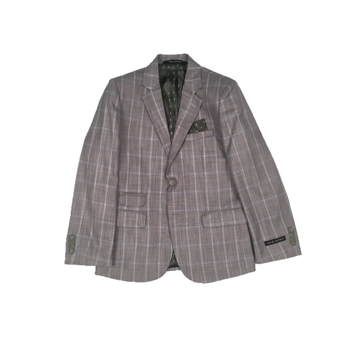 Leo & Zachary Boys Slim Aqua Blazer BLZ855 - NorthBoys