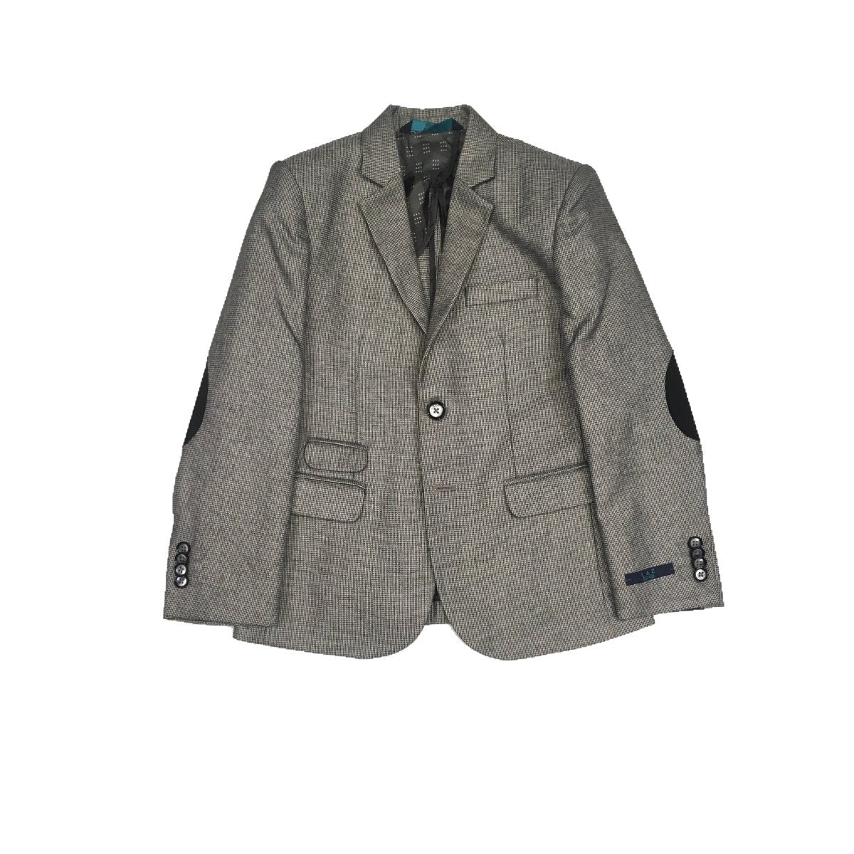 Leo & Zachary Boys Slim Steel Grey Blazer BLZ811 - NorthBoys
