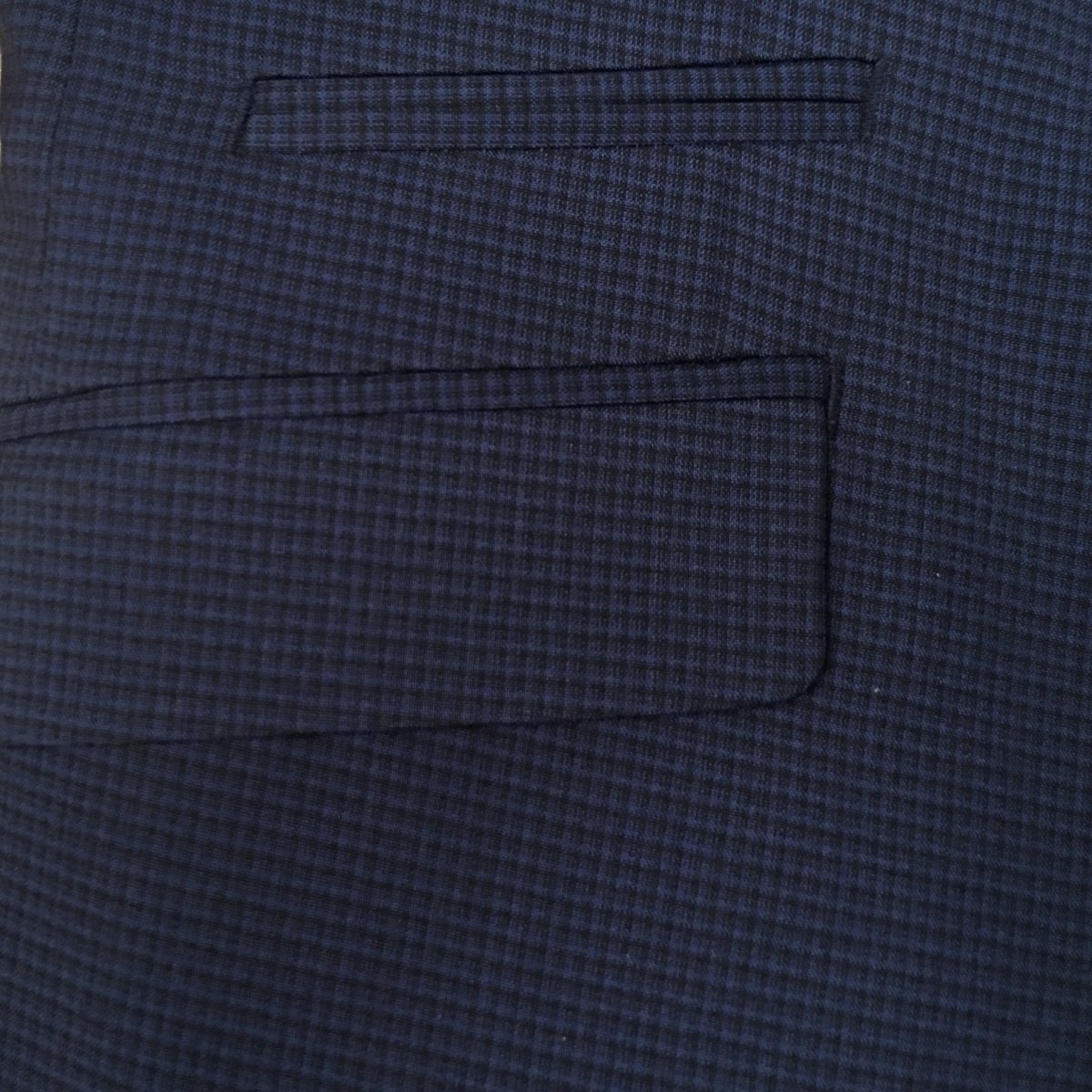 Marc New York Boys Husky Mini Check Navy Suit WH510-NorthBoys