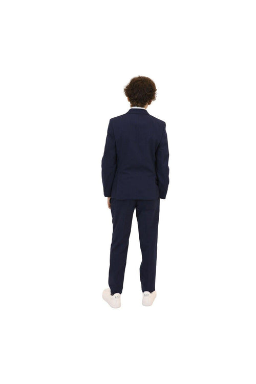 Marc New York Boys Skinny Blue Fancy Suit_ W0715-NorthBoys