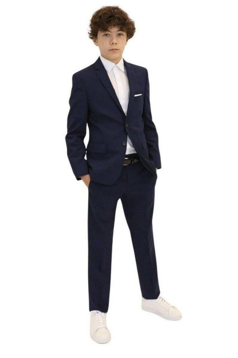 Marc New York Boys Skinny Blue Fancy Suit_ W0715-NorthBoys