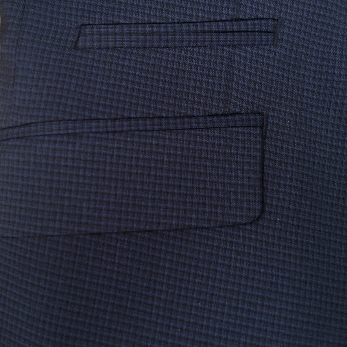 Marc New York Boys Skinny Mini Check Blue Suit W0510-NorthBoys