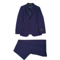 Marc New York Boys Skinny Mini Grid Blue Suit W0464-NorthBoys