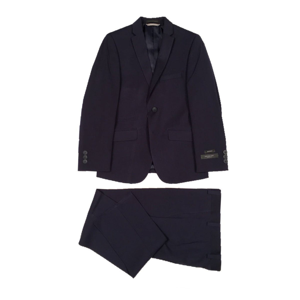 Marc New York Boys Skinny Mini Navy Stripe Suit W0499-NorthBoys