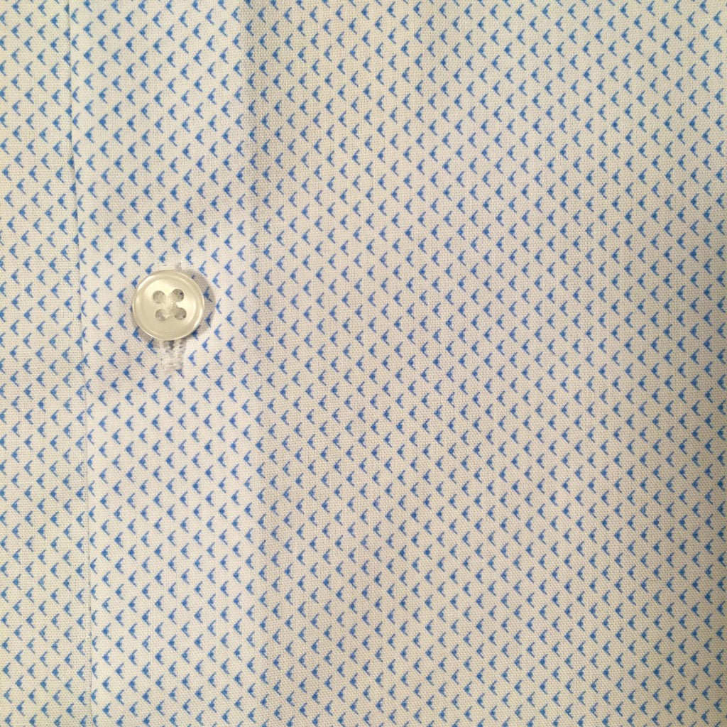 Marc New York Boys Skinny Turquoise Neat Dress Shirt S0100 - NorthBoys