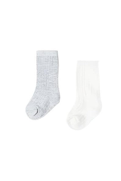 Mayoral Baby 2pc Dressy Socks Set _Grey 9536 - 56 - NorthBoys