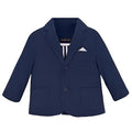 Mayoral Baby Dressy Blue or Navy Linen Blazer-NorthBoys