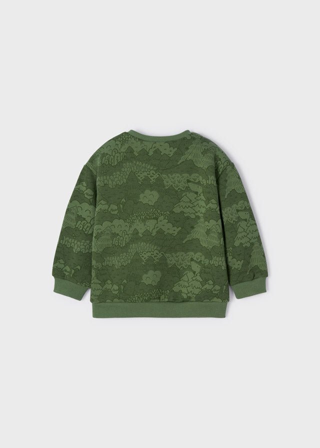 Mayoral Baby L/S Print Sweater _Moss 2411 - 15 - NorthBoys