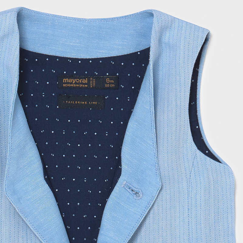 Mayoral Baby Linen Vest - NorthBoys